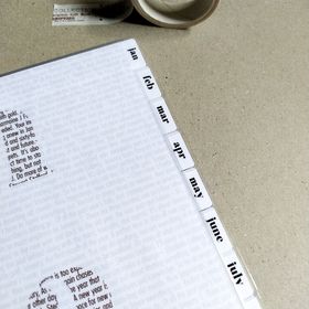 side image for Monthly Divider - HP Classic - 3
