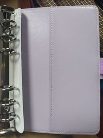 side image for Personal Size Cover Binder - Purple - 2
