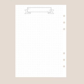 side image for Dotted with Heading Box - Notetaking Series A5 - 1