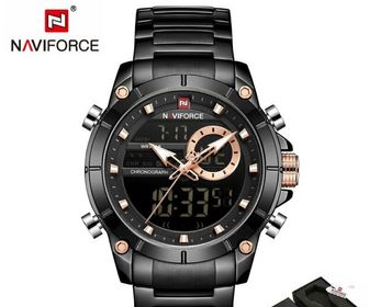 side image for Relógio masculino original Naviforce 9163 - 2