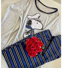 side image for Pijama Longo Viscolycra  - 2