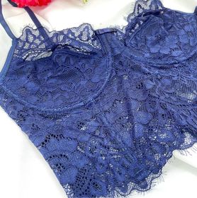 side image for Cropped Eloá Azul  - 1
