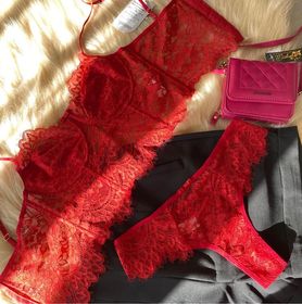 side image for Cropped Eloá Vermelho  - 3