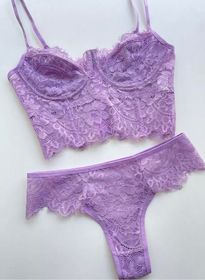 side image for Cropped Eloá Lavanda  - 1