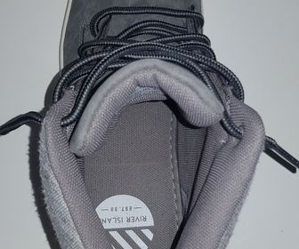 side image for RIVER ISLAND HIGH TOP WITH HEEL LEATHER PATCH SNEAKER - SIZE 42/8  - 2