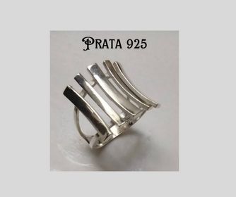 side image for Anel Grade em prata 925 - 1