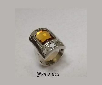side image for Anel Estrela Prata  - 1