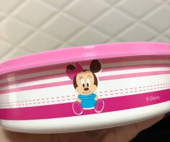 side image for Tupperware Copinho com Bico Baby Minnie 200ml Rosa - 2
