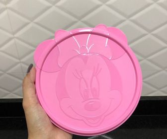 side image for Tupperware Copinho com Bico Baby Minnie 200ml Rosa - 3