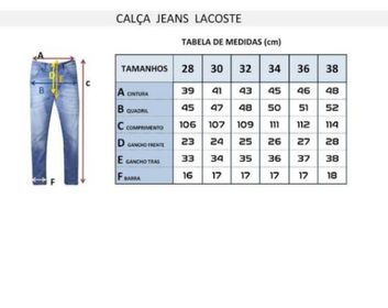side image for Calça Jeans LACOSTE 🐊 - 6
